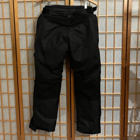 New, Size Small , Black Motorcycle Overpants, Waterproof with Removable Armor - Picture 10 of 10